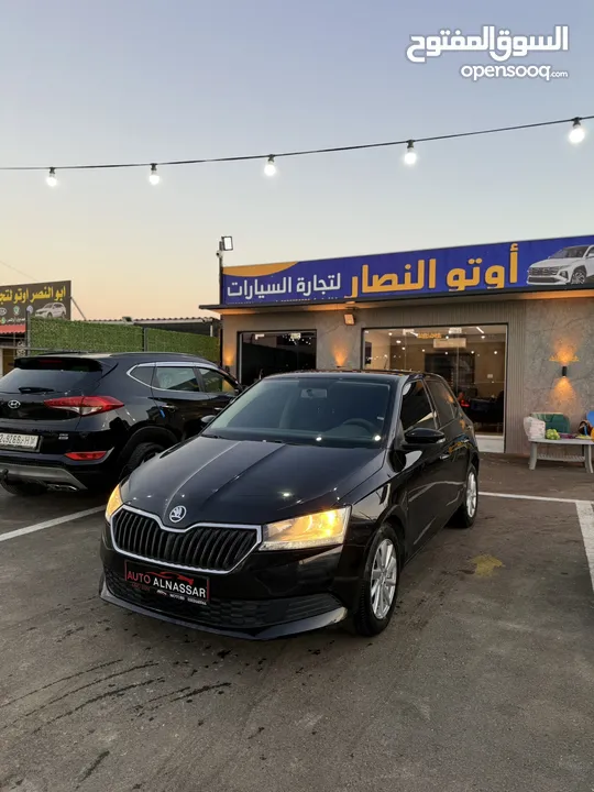سكودا فابيا ترخيص 2019 محرك 1.0 تيربو بنزين نخب اول