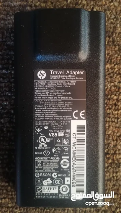شاحن لابتوب Hp أصلي مع مخرج USB للبيع
