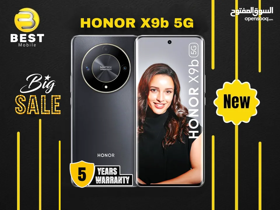 جديد الان هونر اكس 9 بي // honor x9b 256GB 16G Ram new