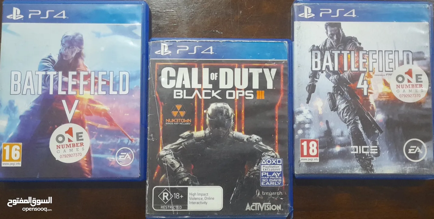 للبيع Battlefield v Battlefield 4 cod black ops 3