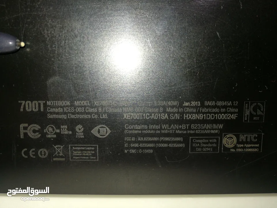 تابلت Samsung ATIV smart PC Pro  (سامسونج اتيف سمارت بي سي برو)  مستعمل حالته جيدة جداً