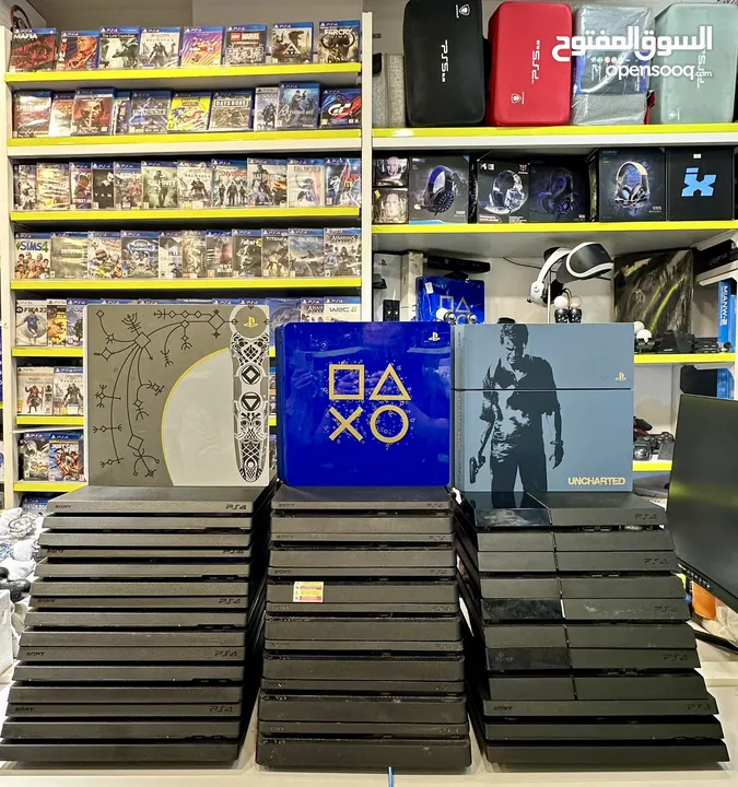 بلايستيشن 4 فات مع كفاله  PS4 Fat بافضل الاسعار