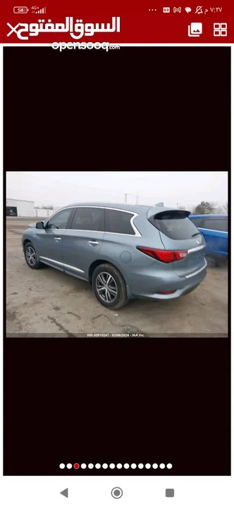 انفينيتي الدفع الرباعي QX60-2017. بالحادث