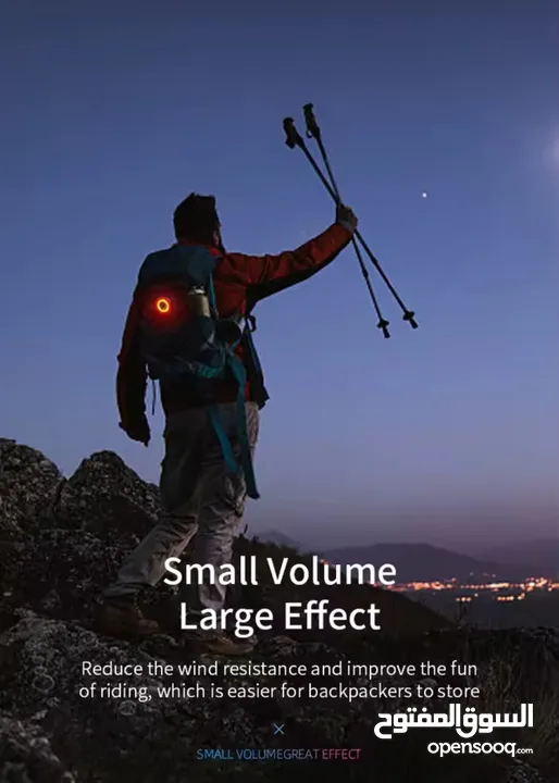 ضوء تنبيهي فاخر للدراجات الهوائية والخوذة led safety bicycle or helmet tail light