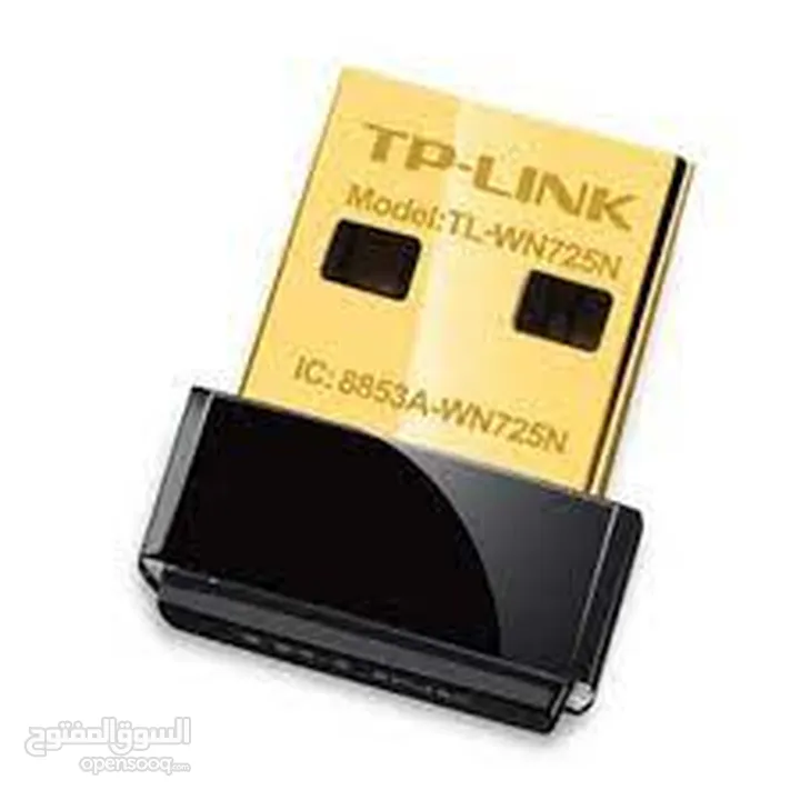 TP-LINK 150 MBPS WIRELESS N NANO USB ADAPTER TL-WN725N يو أس بي لاسلكي نانو للأنترنت من تيب لينك