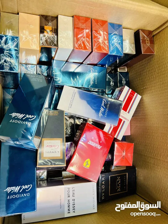 شروة عطور ماركات عالمية 200 علبة بسعر حرق