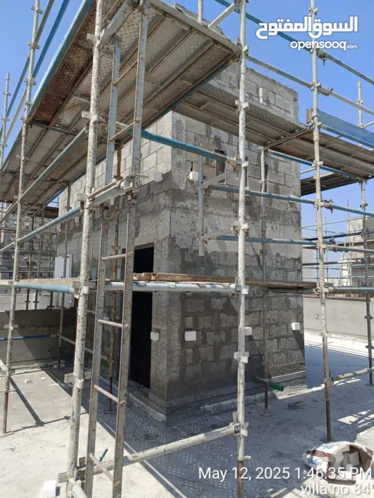 Tiles work and wall plaster