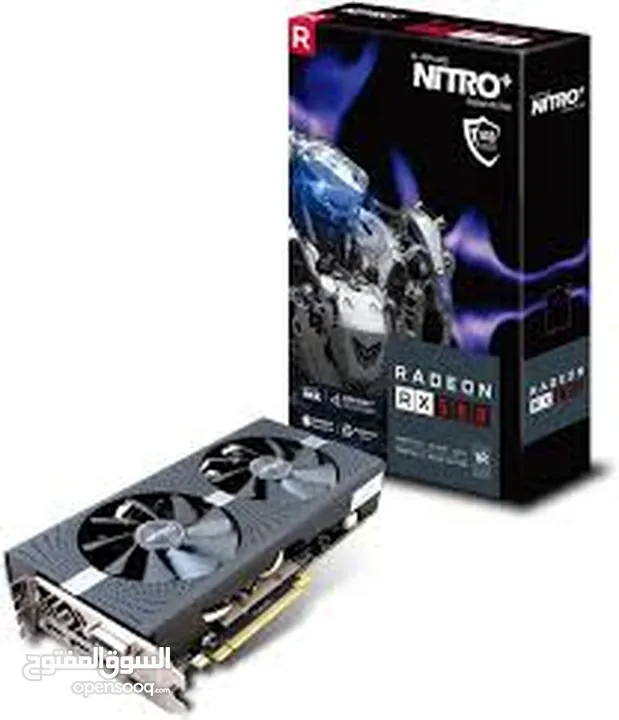 rx 580 8gb sapphire nitro كارت غني عن التعريف متاح ل التجربه علي العاب البيع ل سبب التطوير