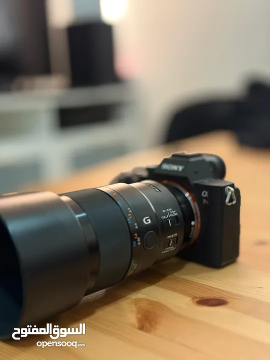 Sony A7iii with 3 lens