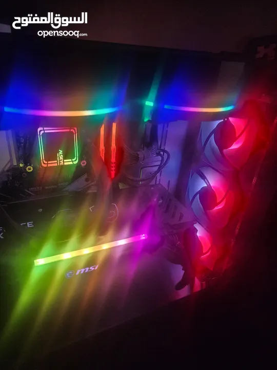 pc gaming and designer  with intel i9 مع 2نظام تبريد مائي وهوائي  و مساحة تخزين 1500 جيجا