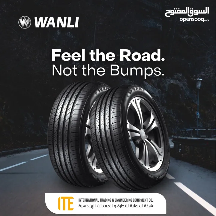 كوشوك اطارات وانلي WANLI TIRE  لسيارات الهايبرد والكهرباء  بيك آب و تريلات شاحنات