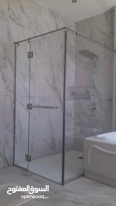 سيكوريت واجهات تقطيع مكاتب زجاج ترسات دربزين ستانلس ستيل اغلاق برندات مرايا