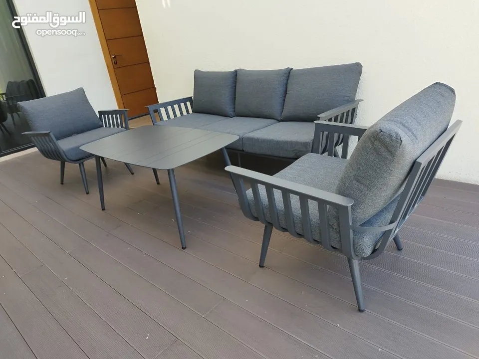 5 Seater Aluminum Sofa Set Outdoor