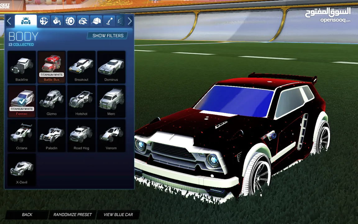 حساب روكيت ليق للبيع rocket league