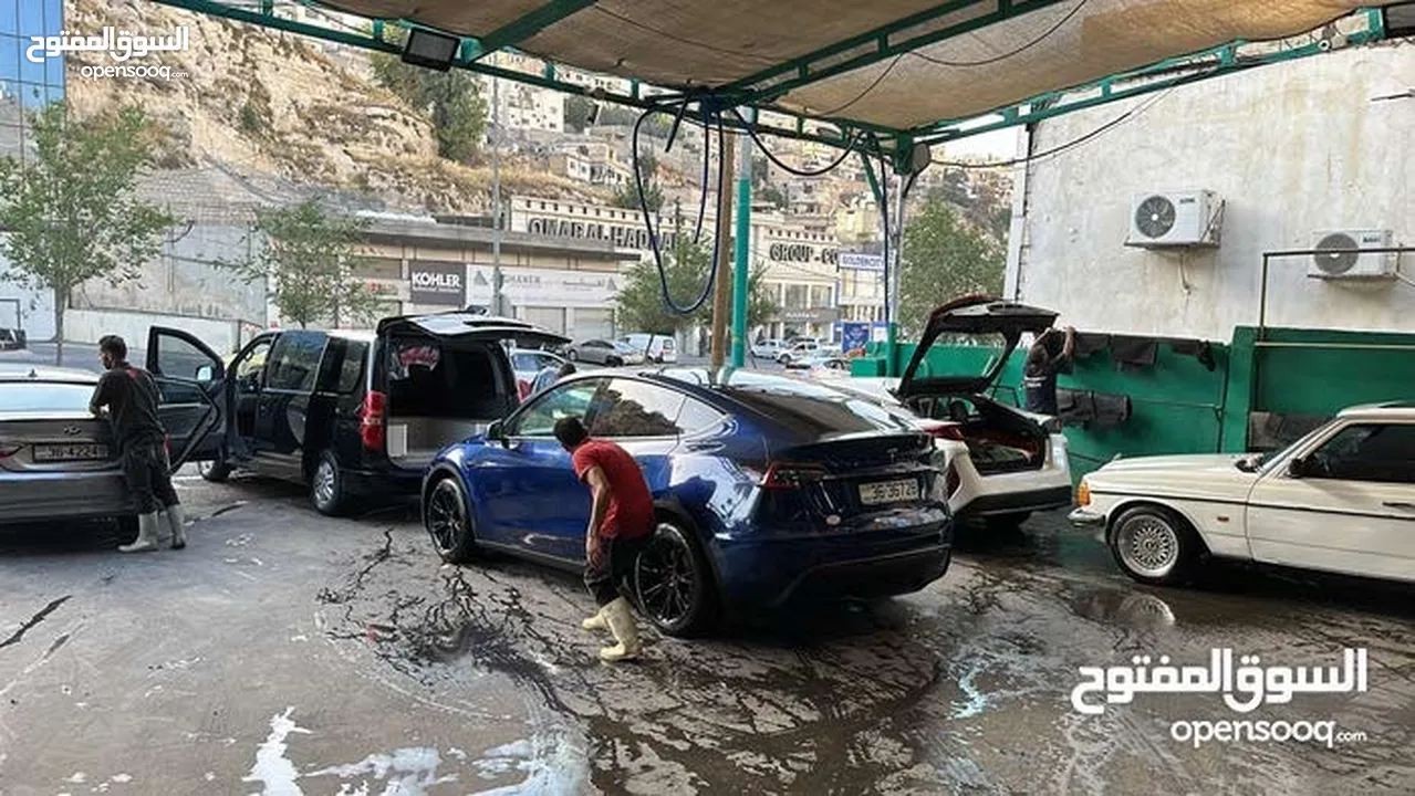 فرصة استثمارية ذهبية محطه غسيل سيارات وكل ما يلزم السيارات في مكان واحد للبيع