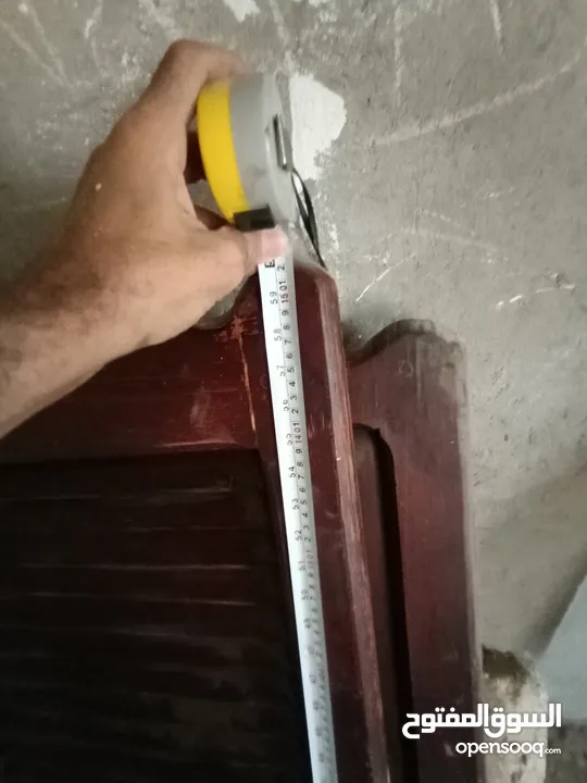 باب مروحه مستعمل  +مفصلات نحاس  جديده  للبيع