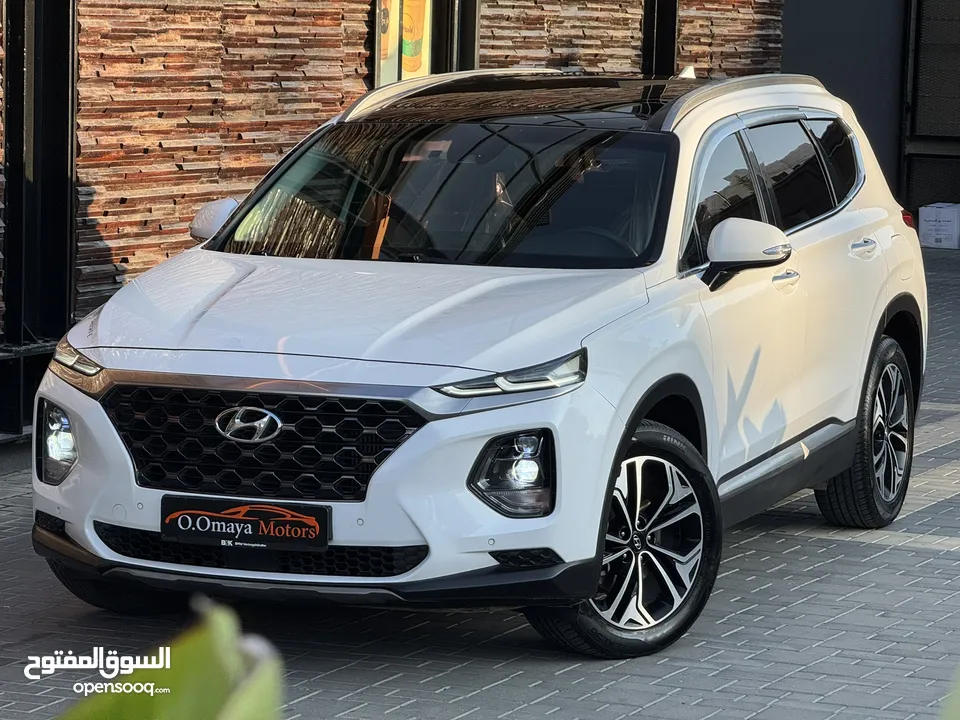 فرصة نادرة – Hyundai Santa Fe بانوراما  (6+1 مقاعد أصلية) ممشى قليل و بحالة الوكالة