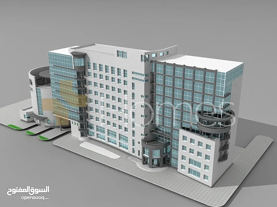 مجمع تجاري مركزي للبيع  في بوليفارد العبدلي بمساحة بناء 8954م