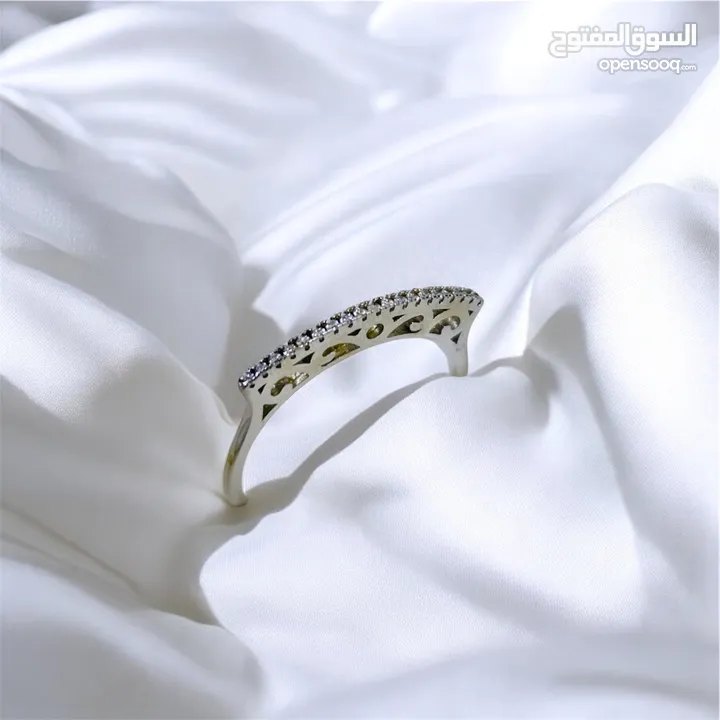 خواتم فضة أصلي مختوم s925 ، موديلات حديثة ، نمر مختلفة