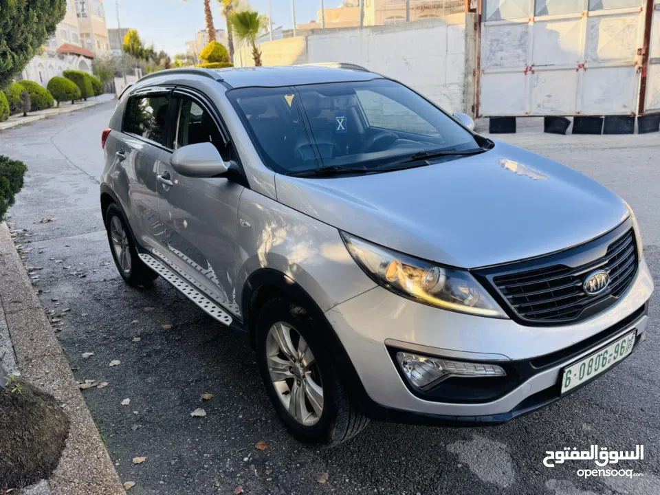 كيا سبورتاج 2012 اتومتيك  ترخيص تئمين شامل لشهر 8 ديزل مطور 2000 فحص الف الف ولا جرام بويه