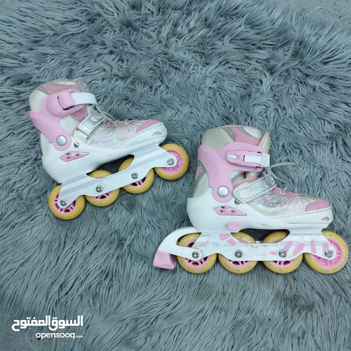 Skate (VIP)   عجال مطاط هيكل بلاستيك مقوى شفرات حديد   السعر والمقاس والماركة أسفل كل صورة