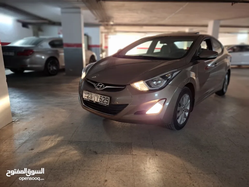 Hyundai Elantra 2016 وارد شركة الوحدة الأردنية - الوكالة