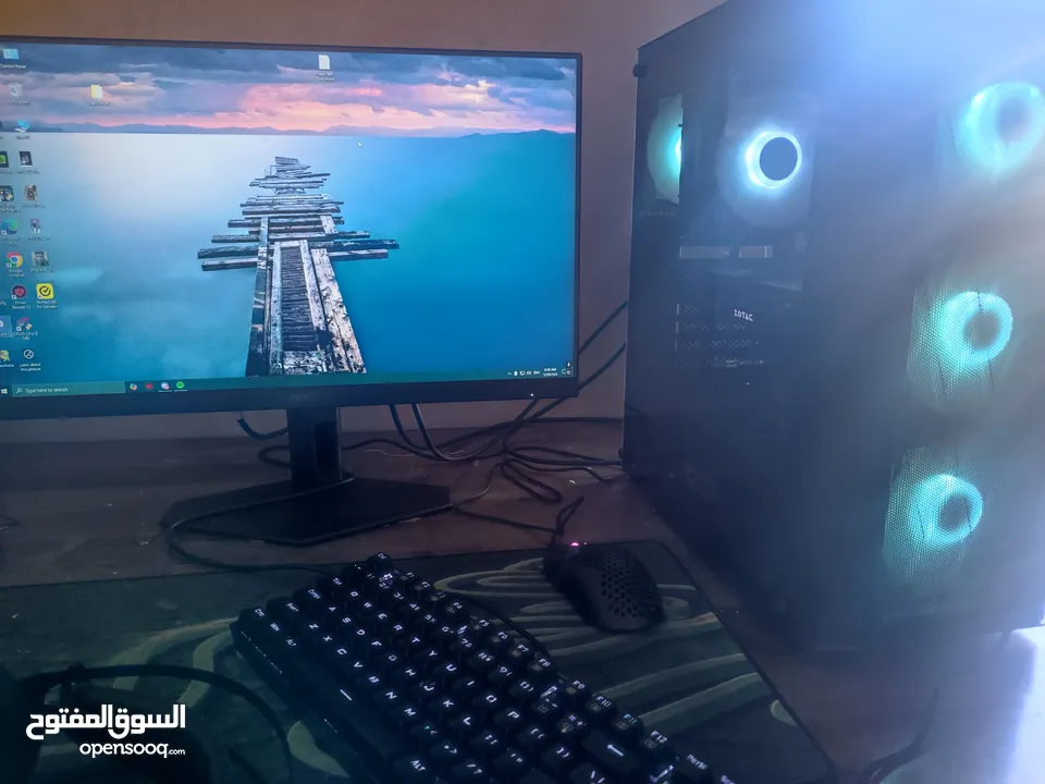 بيسي ESPORTS كامل مع شاشة ماوس كيبورد