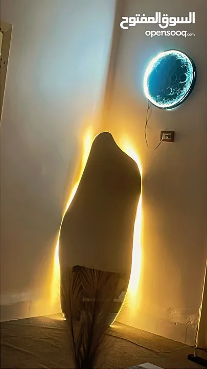 قمر مضيء معلقات شغل يدوي عمل اكثر من موديل
