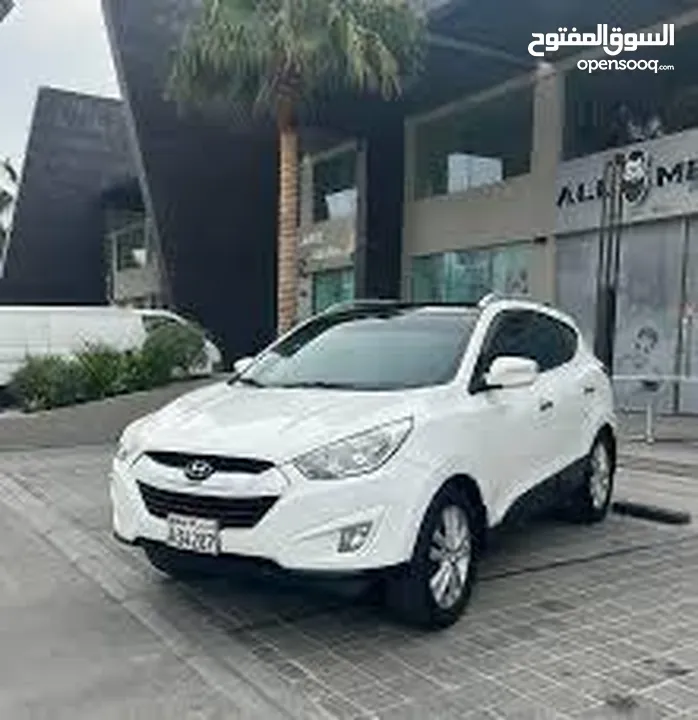 هيونداي توسان أعلى مواصفات موديل 2012 السياره 4 سلندر     Hyundai Tucson top specifications 2012