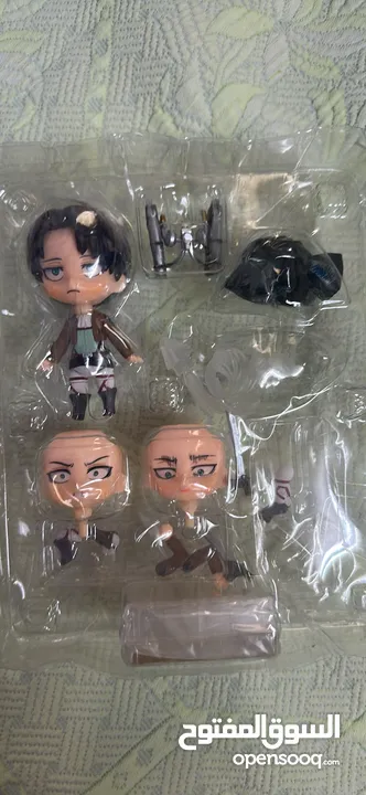 Levi Ackerman figure attack on titan  ليفاي اكارمان فيجر للبيع جديد  اتاك اون تايت