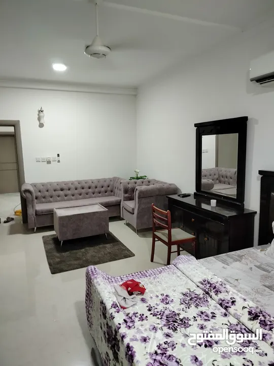 غرفه مفروشه بالكامل الموالح الجنوبيه  شامله  furnished room, South Al