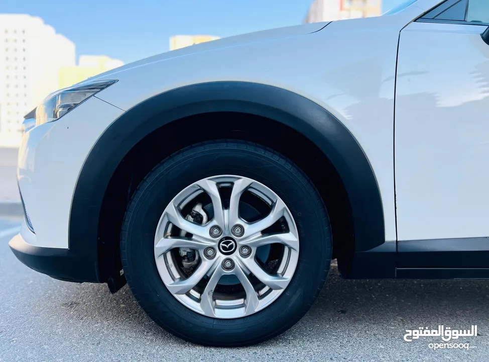 A Clean And Good Condition Mazda CX3 2018 White GCC