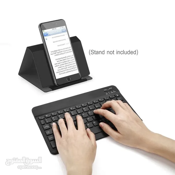 لوحة المفاتيح الذكية (  Bluetooth Keyboard Tablet) يصلح لجميع الايباد