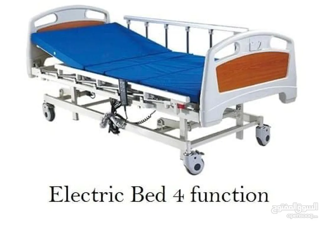 سرير طبي كهربائي 4 حركات نخب اول ومكفول سنتين