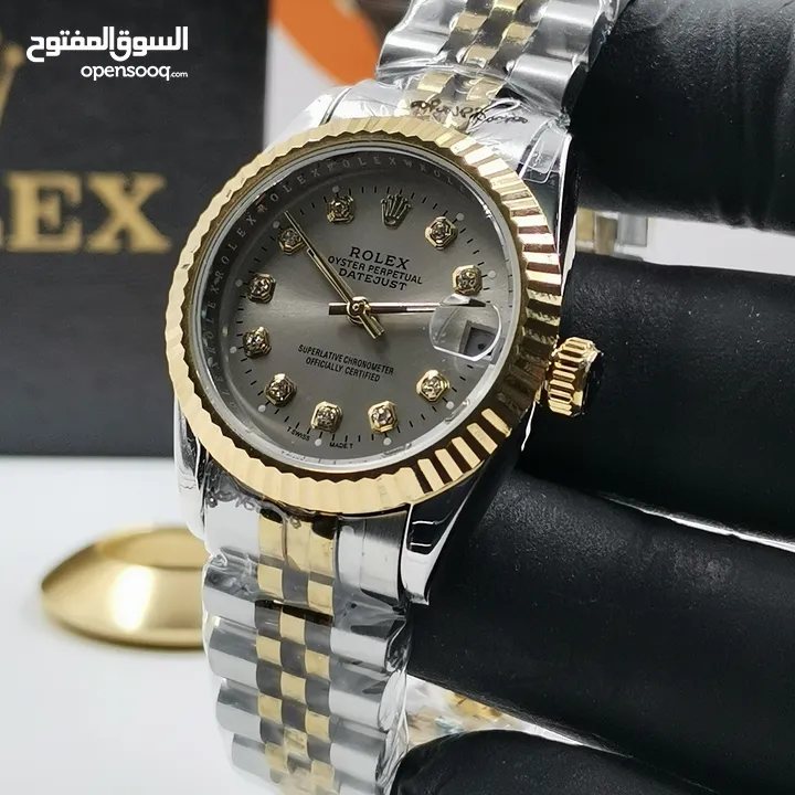 الساعات الرولكس الديت جاست النسائية متوفرة الان  من متجرنا