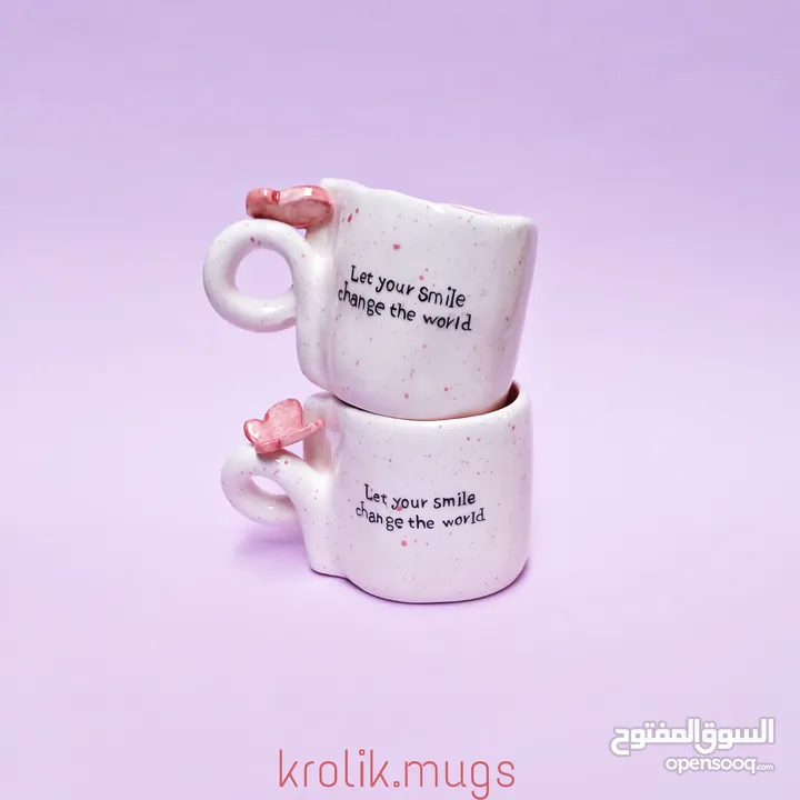 el yapimi sermicأكواب سيراميكيه صناعة يدوية بجودة عالية وتصاميم فريدة handmad ceramic mug iran