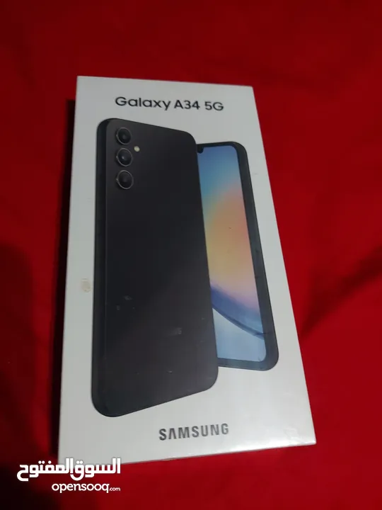 samsung a34 5g 8ram 128g new awesome graphite