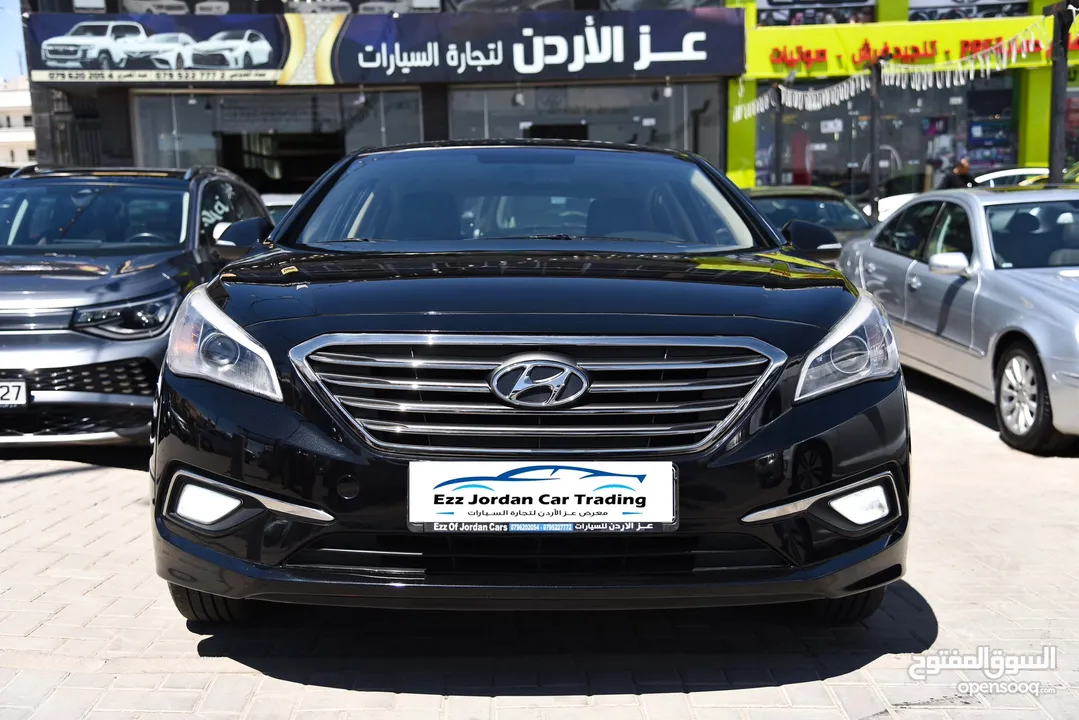 عرض لمدة اسبوع هونداي سوناتا بنزين بحالة الوكالة Hyundai Sonata 2018