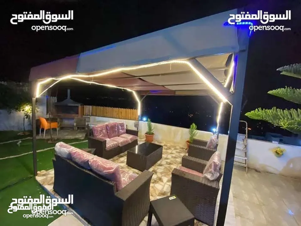 شاليه فاخر اطلالة رائعه جرش سعر مغري