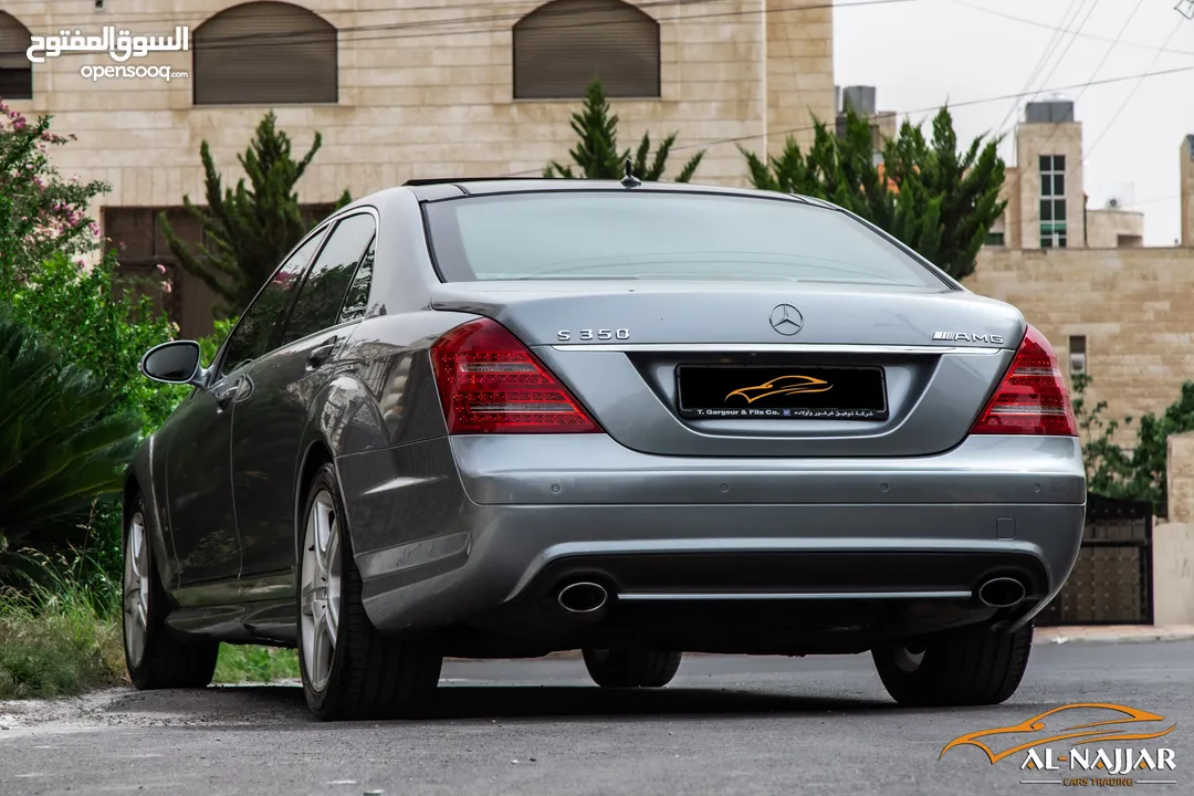 Mercedes S350 2008  السيارة وارد و بحالة الوكالة