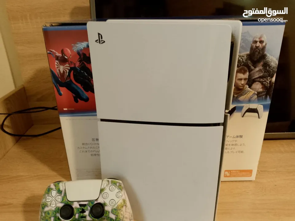 قابل للتفاوض شيء بسيط PlayStation 5 Slim بحاله الوكاله استخدام 5اشهر