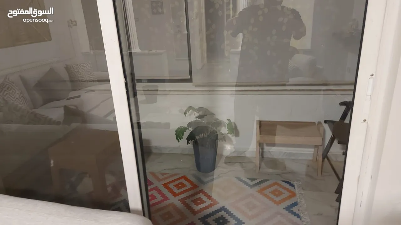 شقة نصف مفروشة للايجار في دير غبار ref : 14239