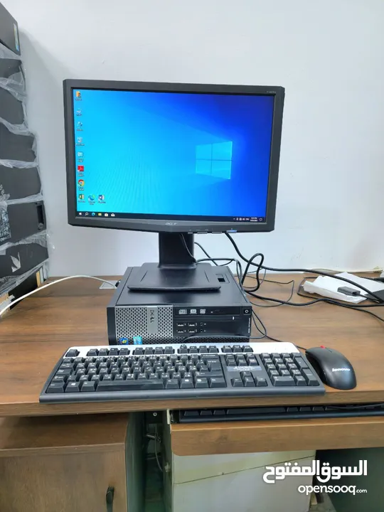 كمبيوتر Dell i5 وارد أمريكي، شامل جميع الملحقات مع هارد ssd، مكفول ومع فاتورة ضمان