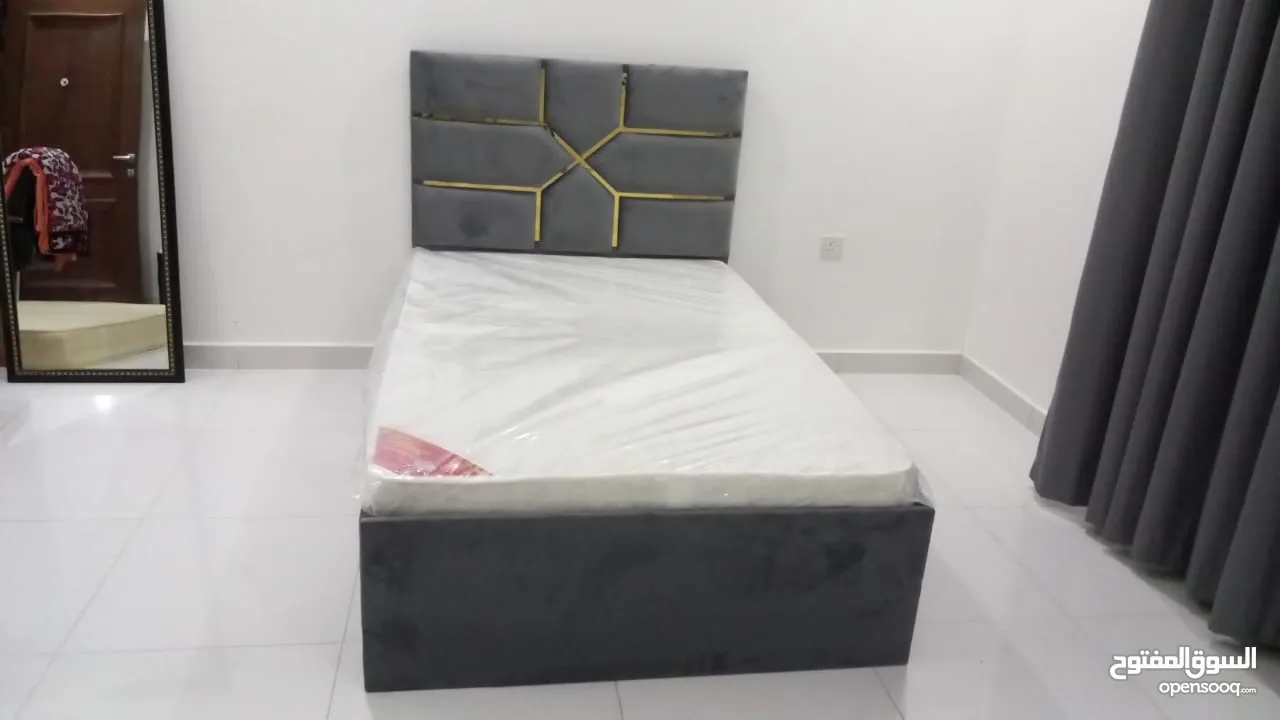 brand new bed with mattress all size available
