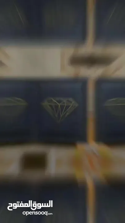 عقد ذهب عيار 18k + حجر القمر