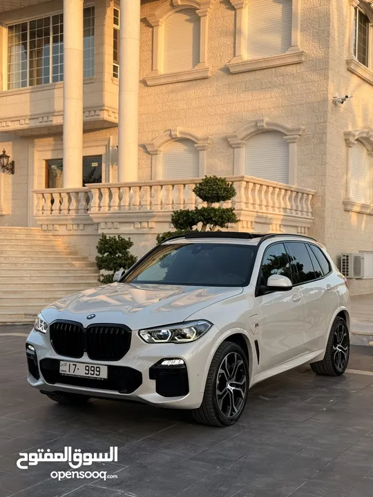 BMW X5 2020 M Sport plug in وارد الشركة اعلا صنف فحص كامل لون مميز بسعر مغرري السياره بحاله الوكاله
