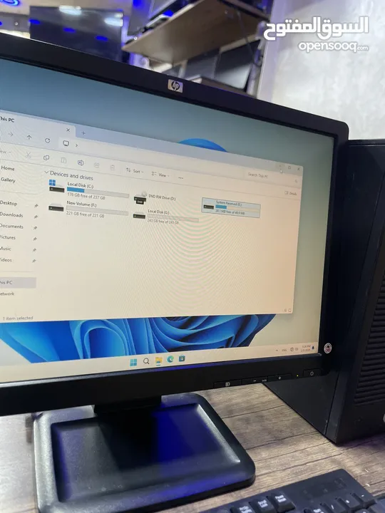 كمبيوتر HP جيل سادس رام 16 جيجا كامل مكمل من افضل الأجهز لمكتبك