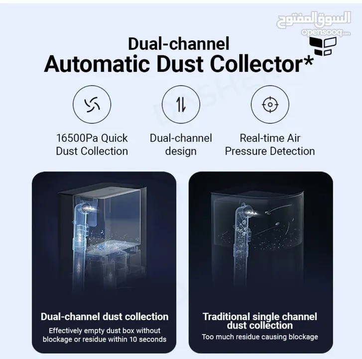 مكنسة روبوت شاومي Mop 2 Ultra (كنس ومسح) بحالة ممتازة مع محطة التفريغ، للبيع مع كافة مرفقاتها