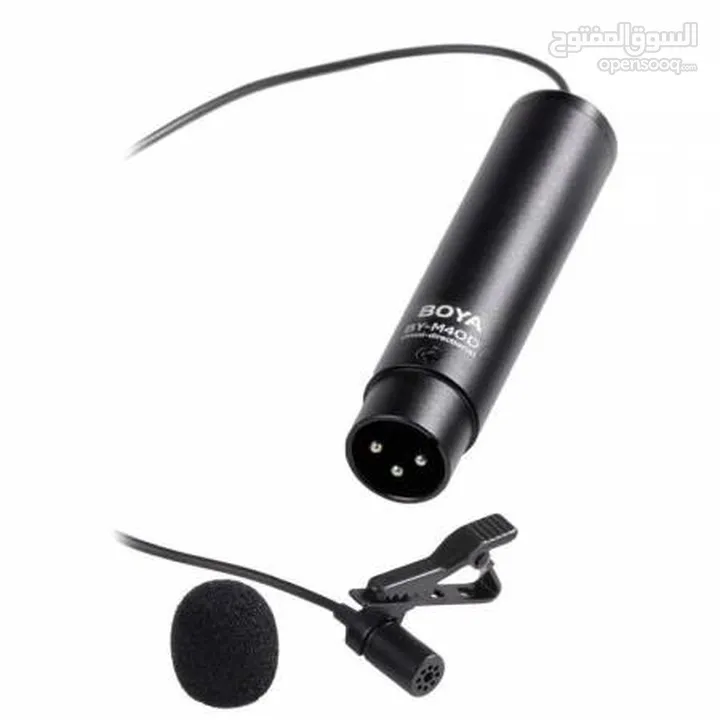 ميكرفون   Omni-directional Lavalier Microphone Mic for Sony Panasonic Camcorder