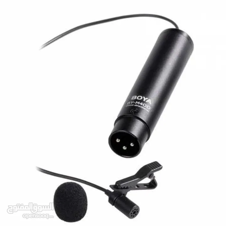 ميكرفون   Omni-directional Lavalier Microphone Mic for Sony Panasonic Camcorder